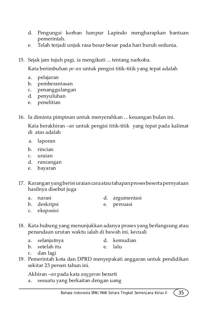 SMP MTs kelas09 smk bahasa indonesia 1 irman