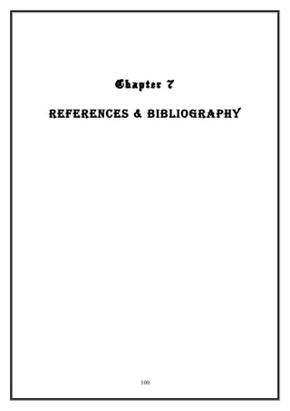 Chapter 7
reFerenceS & BIBlIography
100
 