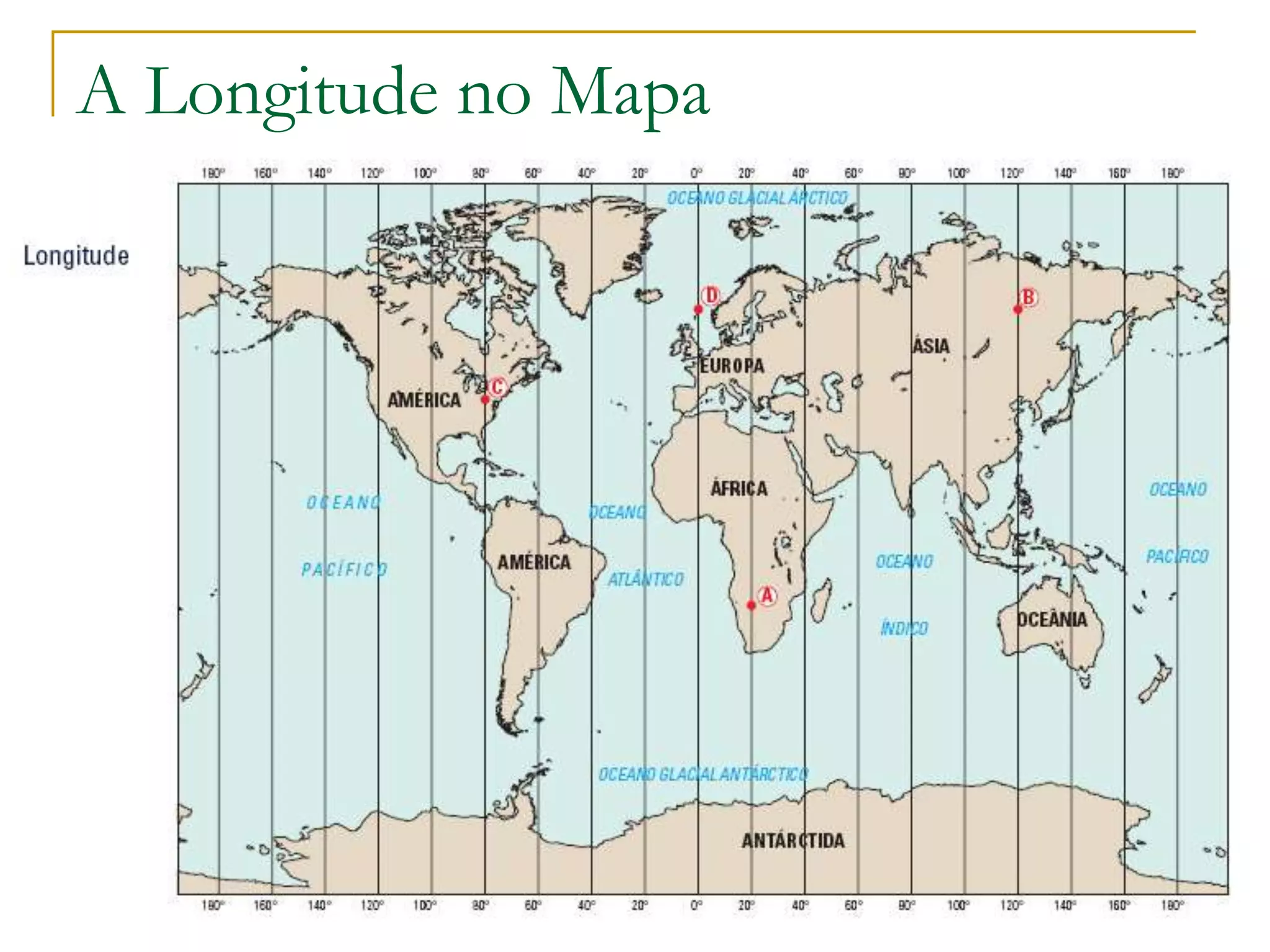 A Longitude no Mapa
