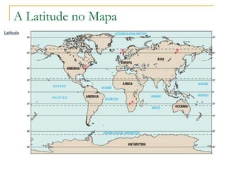 A Latitude no Mapa