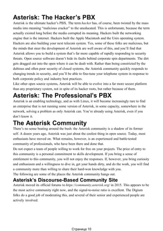 Asterisk The Definitive Guide 5th Edition Early Release Jim Van ...