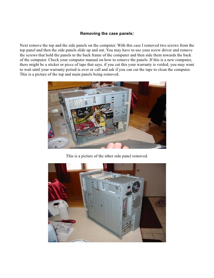 A Guide on cleaning your Computer Case, Keyboard, Mouse and Monitor