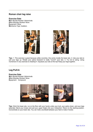 Belly Exercise .pdf abdominal exercises | PDF