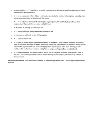 Abdominal exercises | PDF