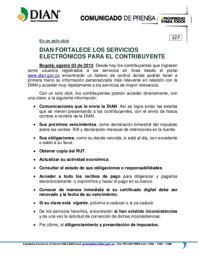 Cambio De Menu A Los Usuarios Registrados Dian