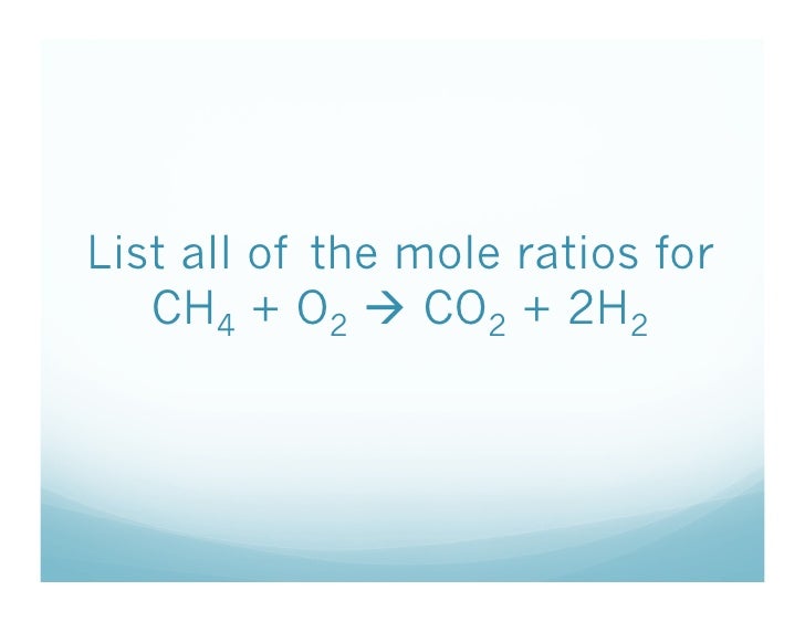 12 7 What Are Mole Ratios