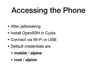 CNIT 128 2. Analyzing iOS Applications (Part 1) Slide 48