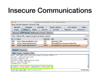 Insecure Communications
 