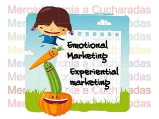 Emotional
Marketing
Experiential
marketing
 
