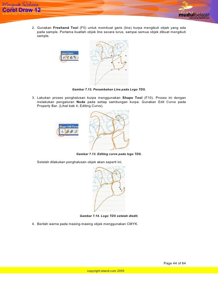 Belajar Coreldraw Menguak Rahasia Corel Draw 12