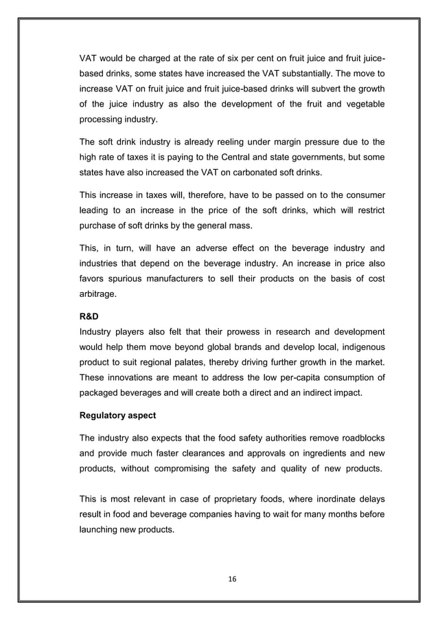 Summer Internship Project on CocaCola PDF