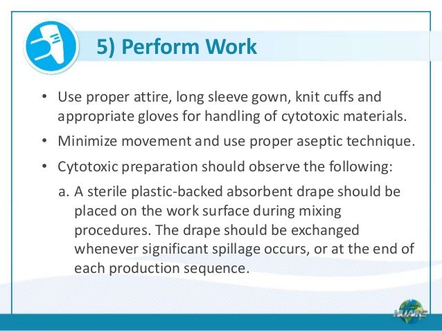 Cytotoxic Biosafety Cabinet Operating Sequence