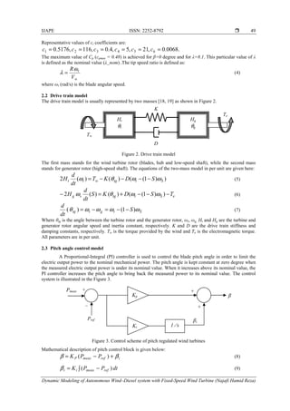 Dynamic Modeling of Autonomous Wind–diesel system with Fixed-speed Wind ...