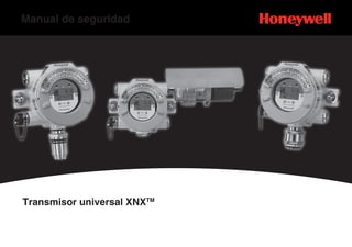 Manual de seguridad
Transmisor universal XNXTM
 