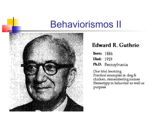 Behaviorismos II
 