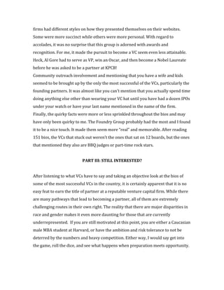 How to be a Venture Capitalist When You Grow Up