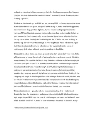 How to be a Venture Capitalist When You Grow Up