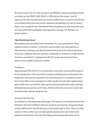 How to be a Venture Capitalist When You Grow Up