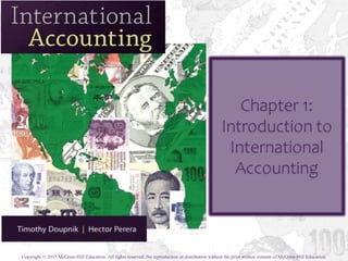 Copyright © 2015 McGraw-Hill Education. All rights reserved. No reproduction or distribution without the prior written consent of McGraw-Hill Education.
Chapter 1:
Introduction to
International
Accounting
 
