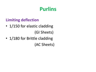 Elastic Cladding Difflection Steel & Timber Design according to British Standard | PPT