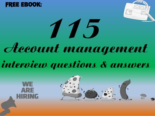 account management interview questions
