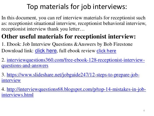 medical receptionist interview questions