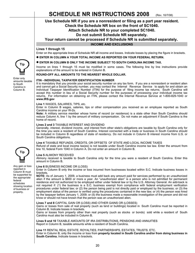 Instructions For Schedule NR PDF instructions-for-schedule-nr-pdf