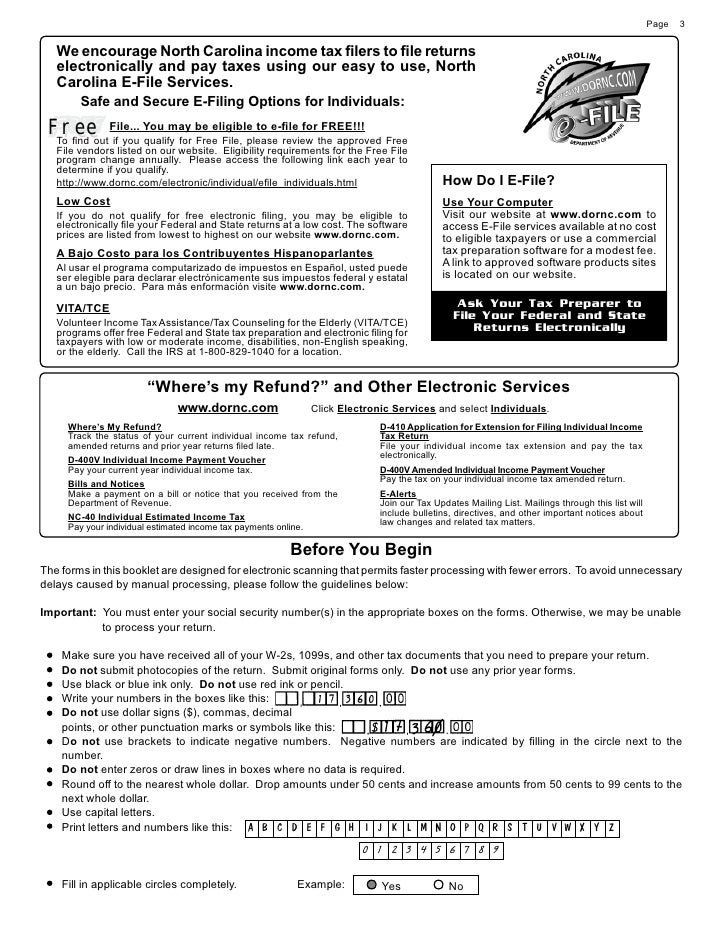 individual income tax return no tax credits web fill in instructi nc form d 410