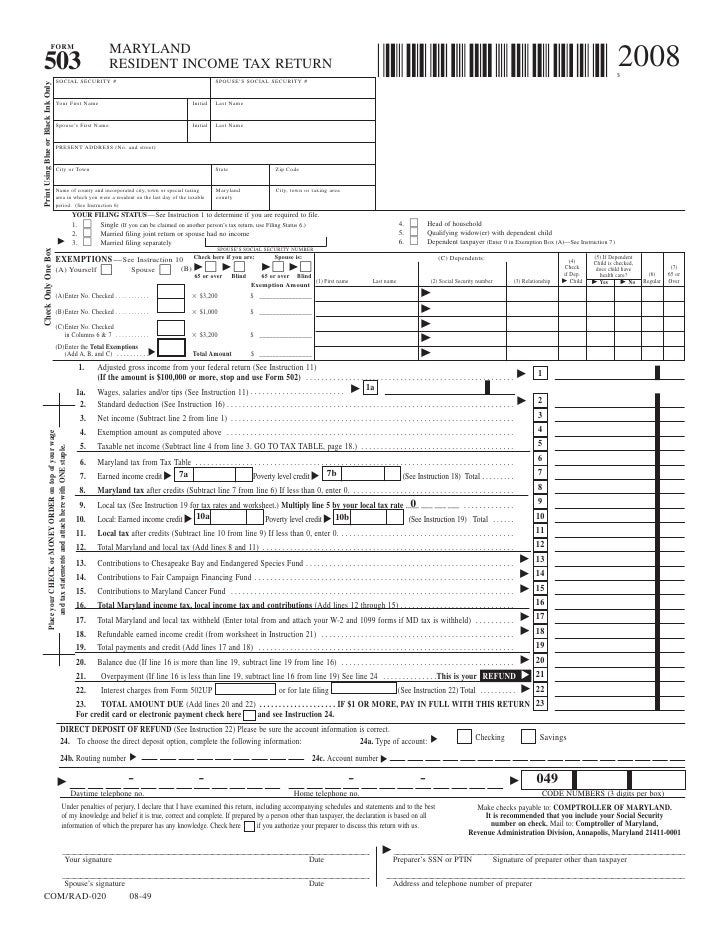 w2 form maryland
 If you are a Maryland resident, you can file long Form 9 ...