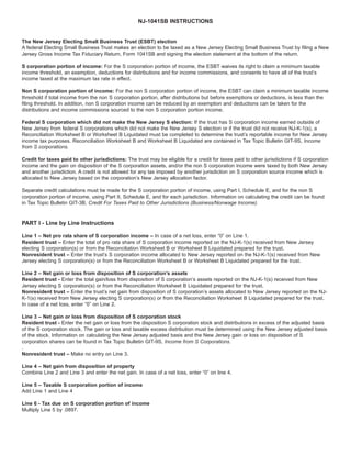 Instructions for NJ-1041