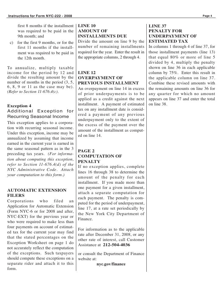 NYC2020 Signature Authorization for EFiled Corporation Tax Return P…