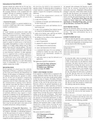 NYC-HTX Hotel Room Occupancy Tax Return