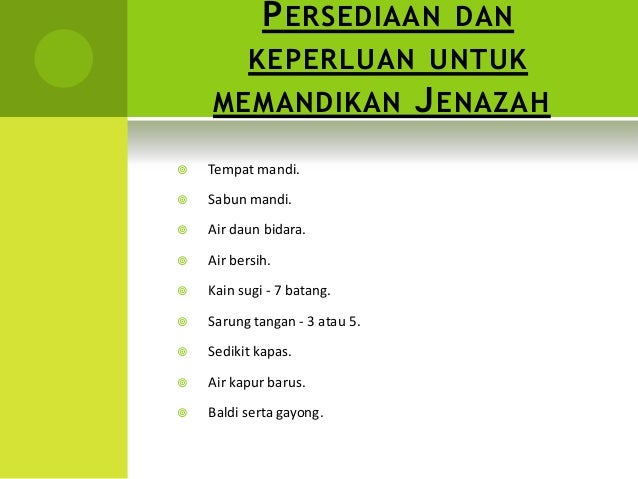 Pengurusan Jenazah