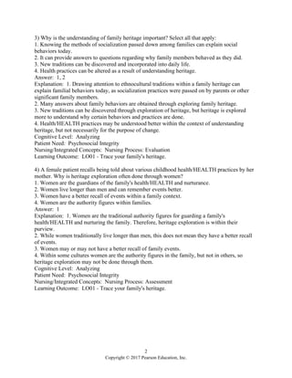 Cultural Diversity in Health and Illness 9th Edition Spector Test Bank ...