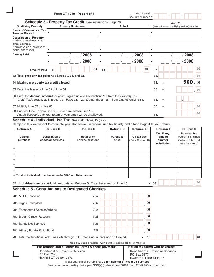 2008 Tax Tables