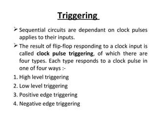 Flipflops and Excitation tables of flipflops | PPT