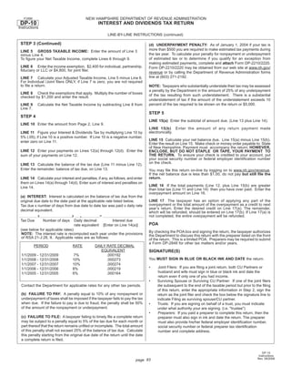  	 Interest and Dividends Tax Return 
