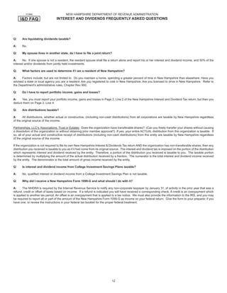  	 Interest and Dividends Tax Booklet 