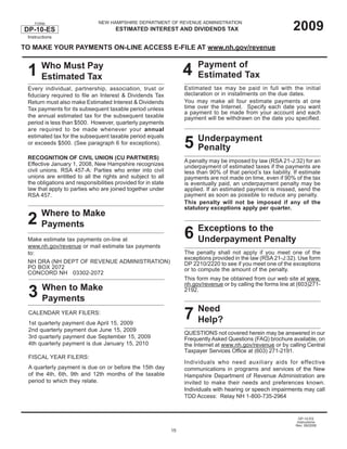 	 Interest and Dividends Tax Booklet 