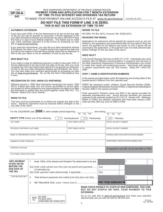  	 Interest and Dividends Tax Booklet 