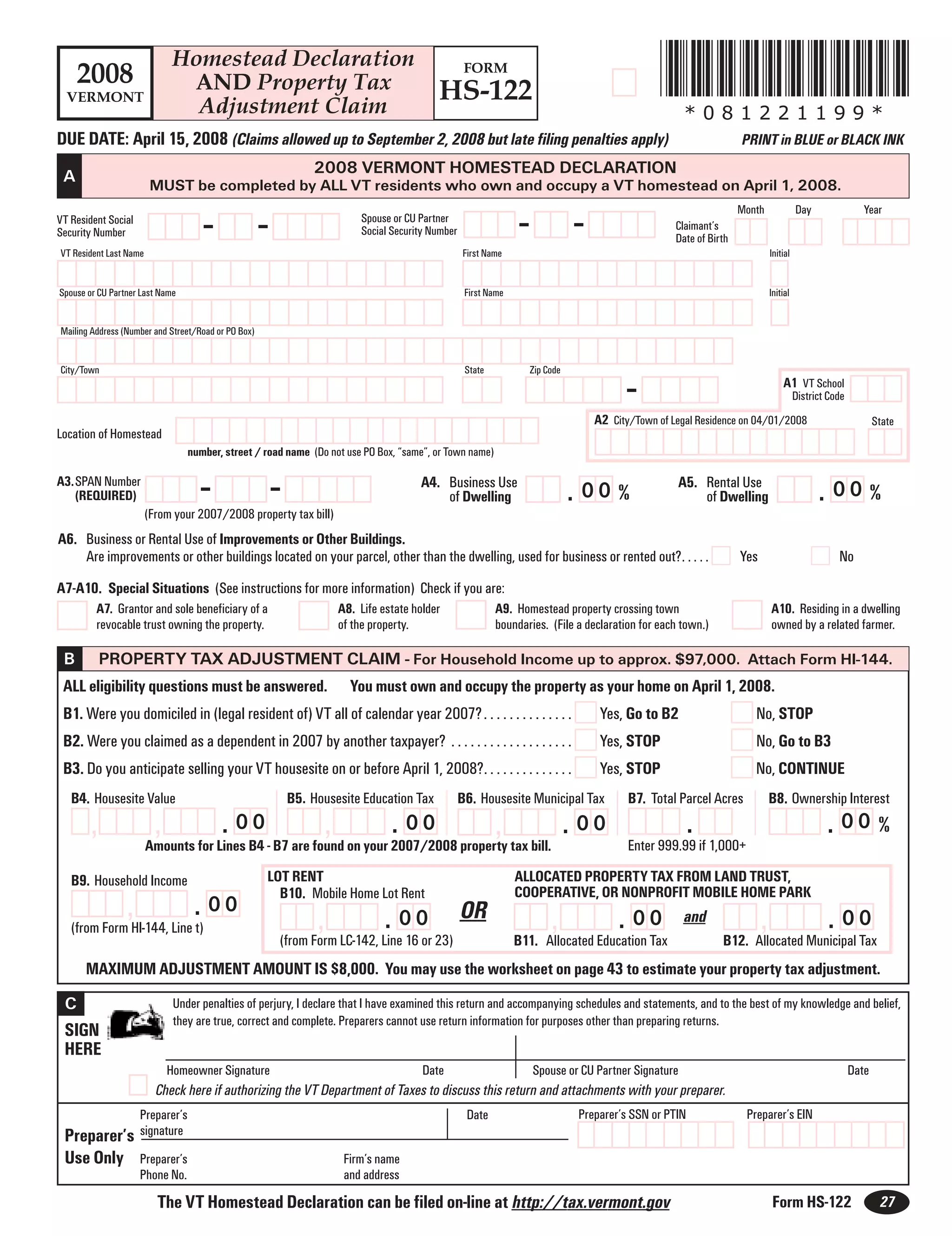 Income Tax Booklet | PDF