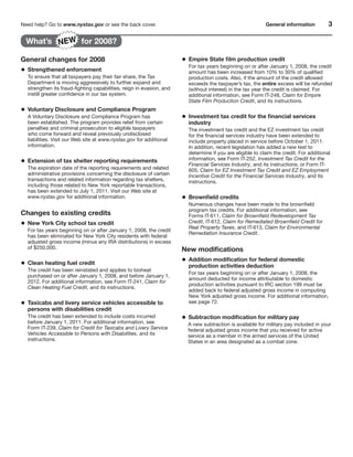 IT-201 Resident Income Tax Return (long form) and instructions ...