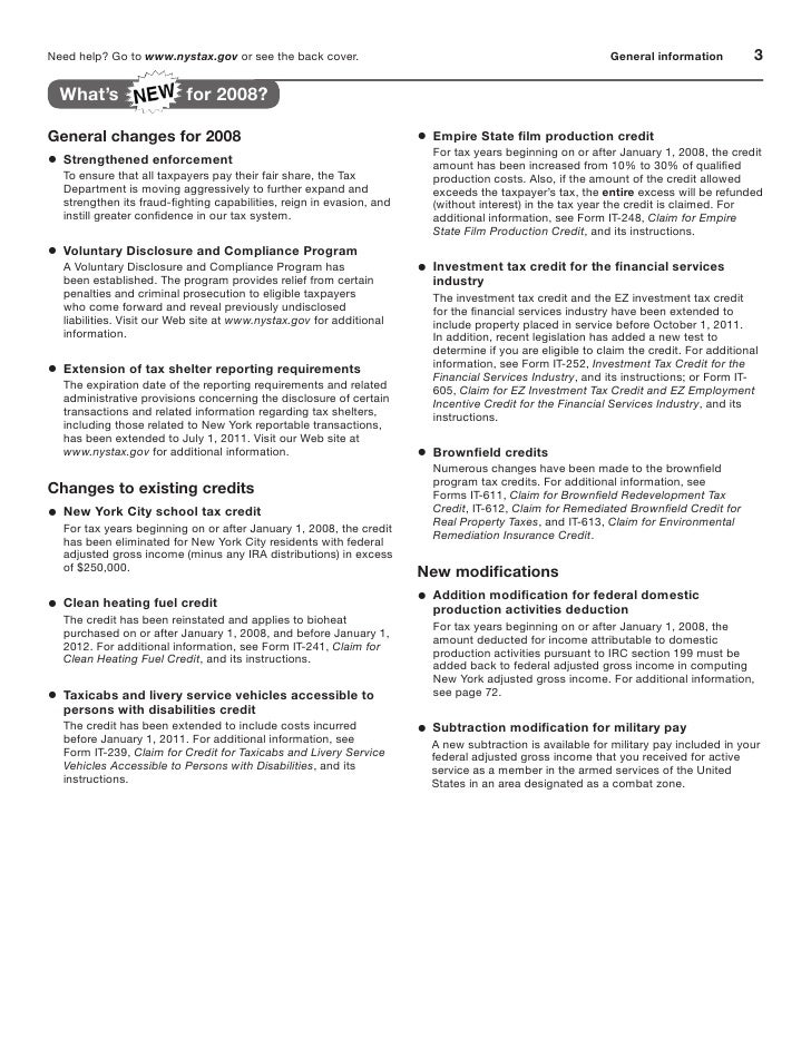 it 201 resident income tax return long form and instructions inclu it 201 form