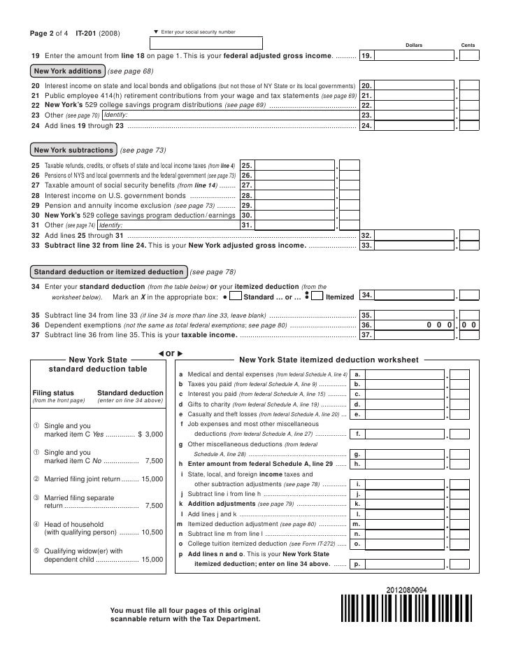 Where can you find IT-201 tax forms online?