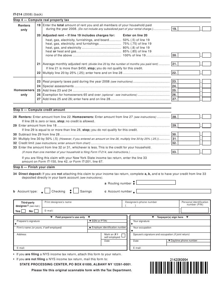 IT272 Claim for College Tuition Credit or Itemized Deduction and ins…