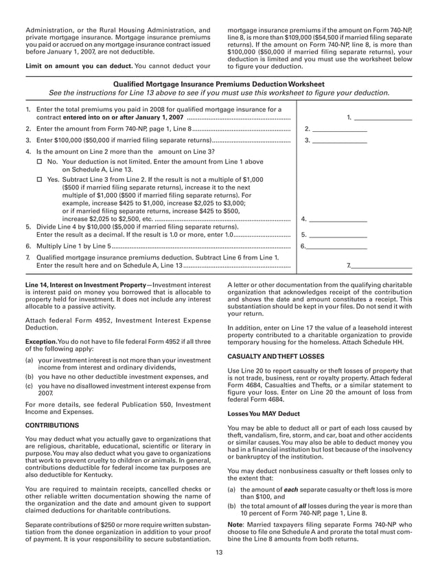 740-NP - 2008 Instructions - Form 42A740-NP(I) | PDF