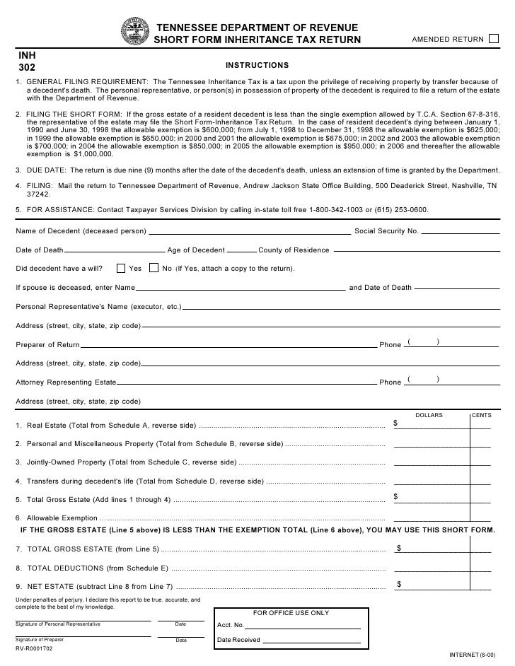 state form return tax for State Form) Return Inheritance (Short Tax state form return tax for State Form) Return Inheritance (Short Tax