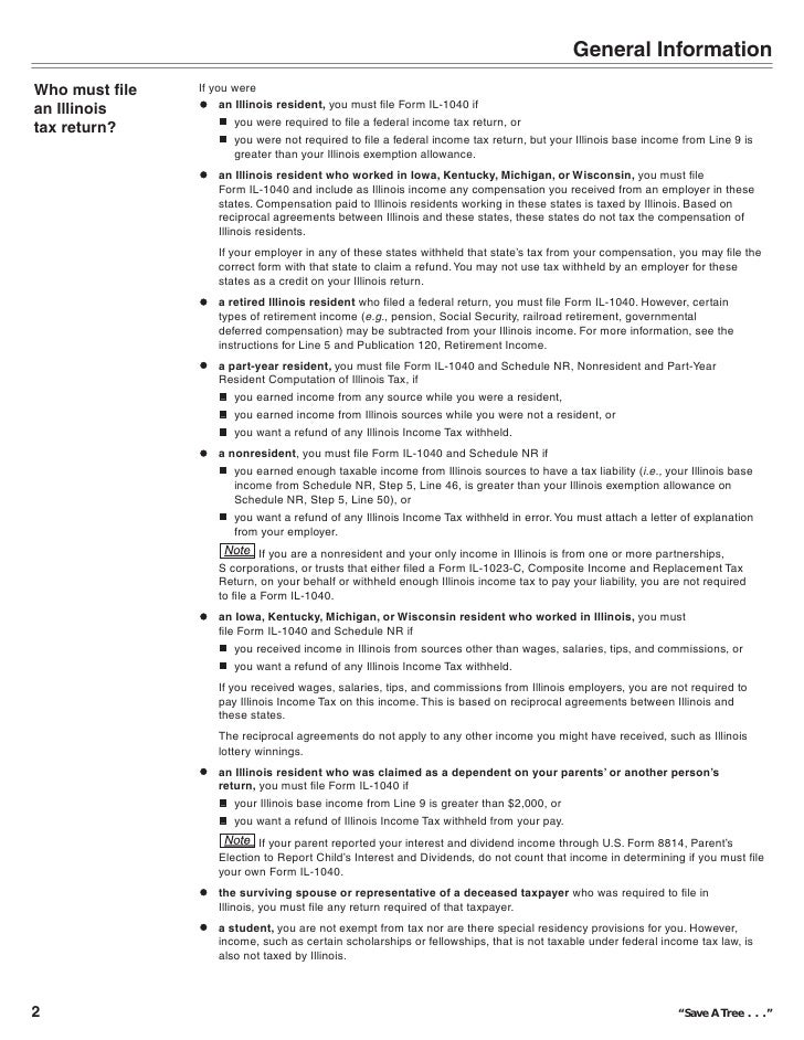 illinois individual income tax return form il1040