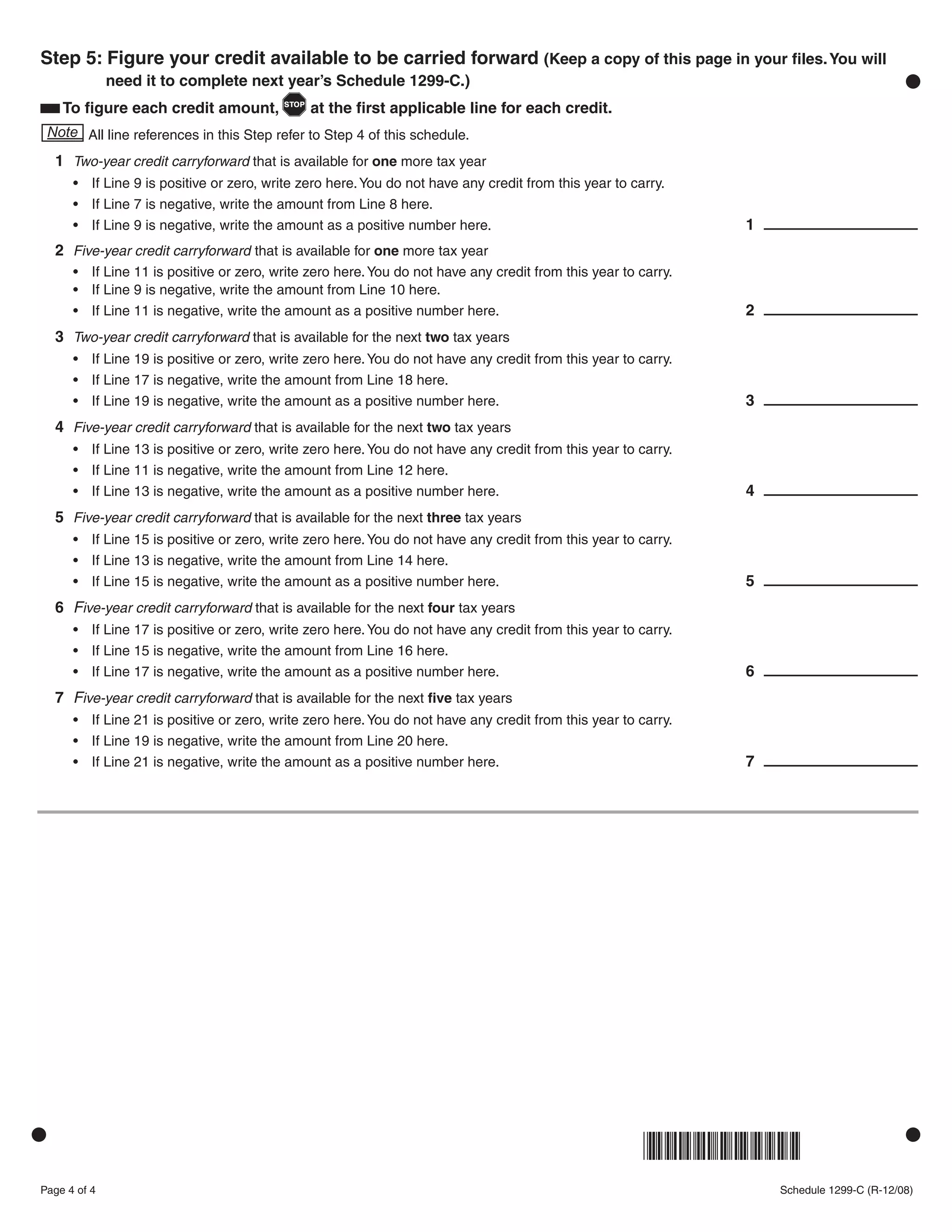 Income Tax Subtractions & Credits