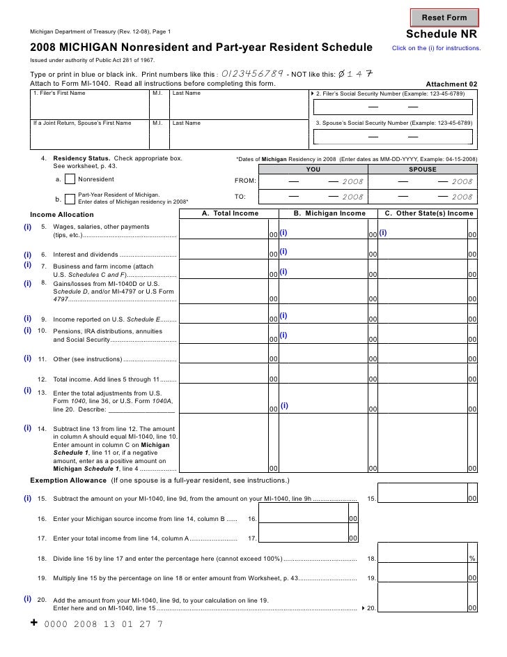 Schedule 1 2022 Instructions Schedule 1 Instructions